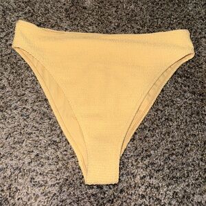 PacSun L.A. Hearts Yellow Bikini Bottom Size Large